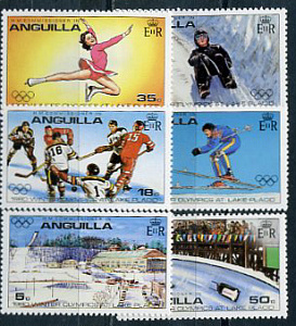 Ангилья, Олимпиада 1980, Зима, Хоккей, 6 марок